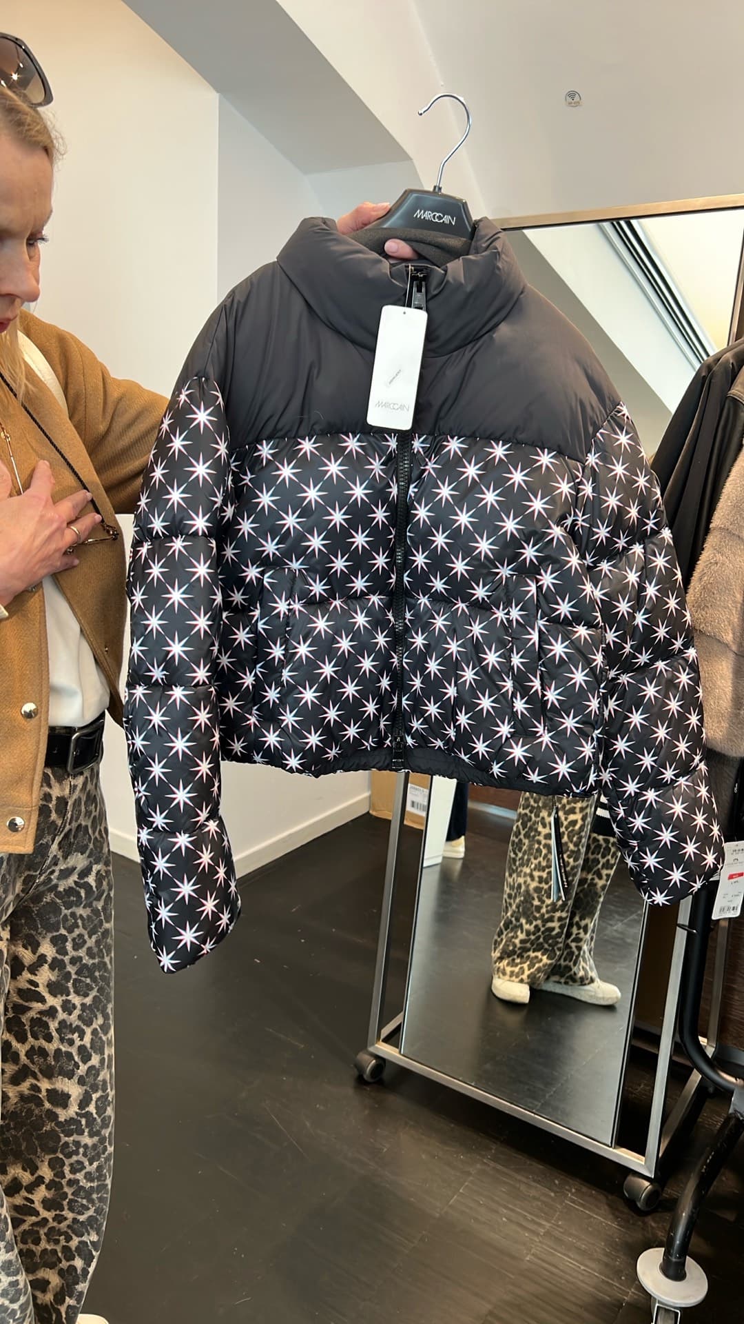 Trendy Star Print Jacket