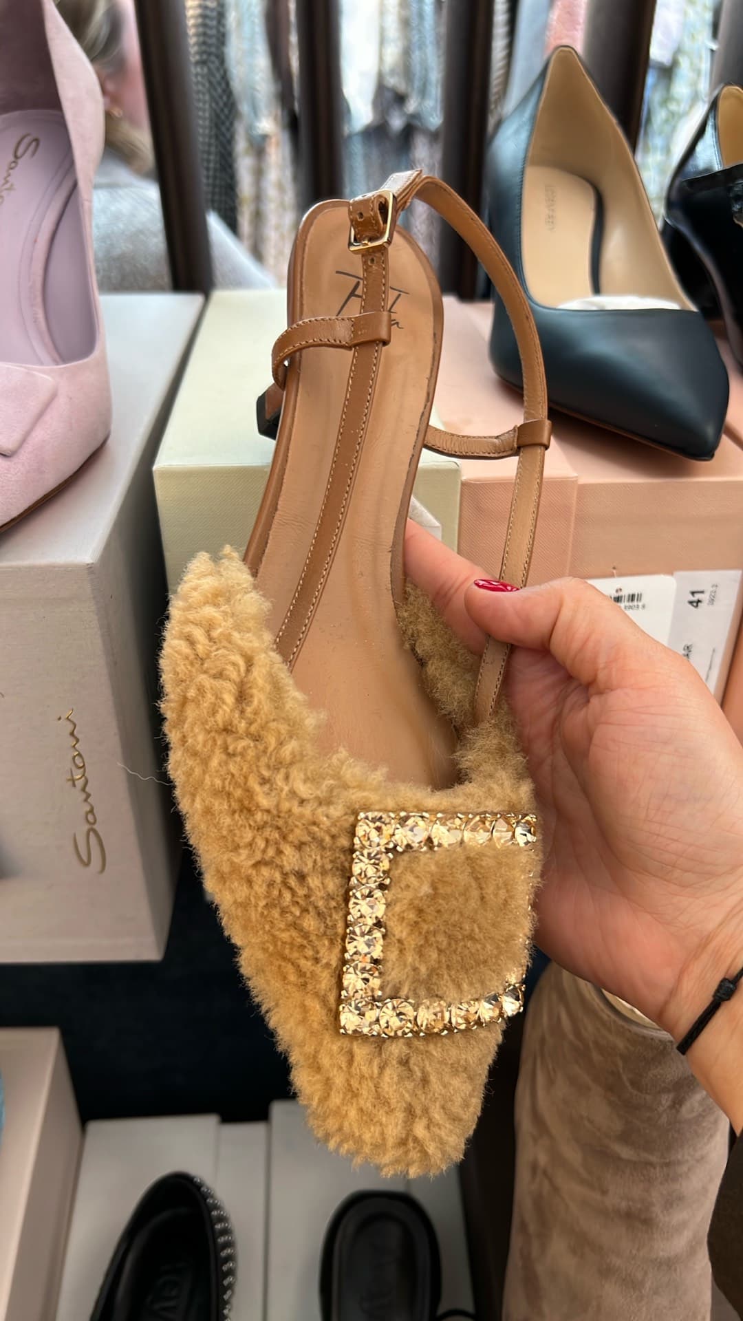 Trendy Furry Flats