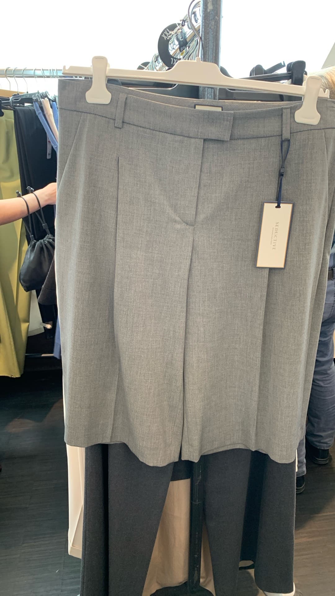 Tailored Grey Skirt