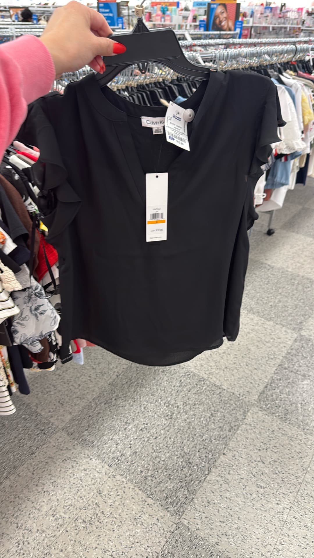 Calvin Klein Black Blouse