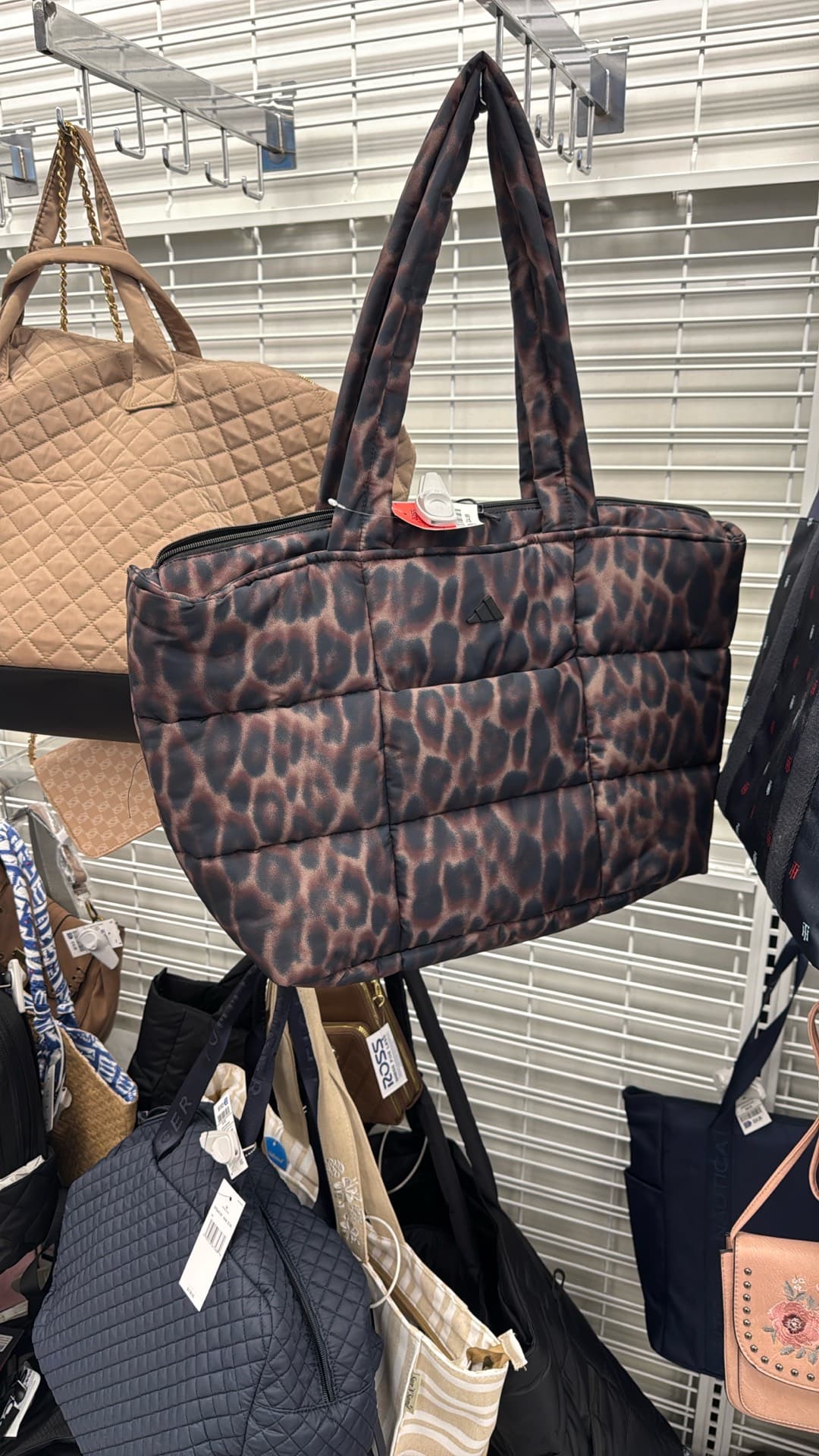 Trendy Leopard Print Tote Bag