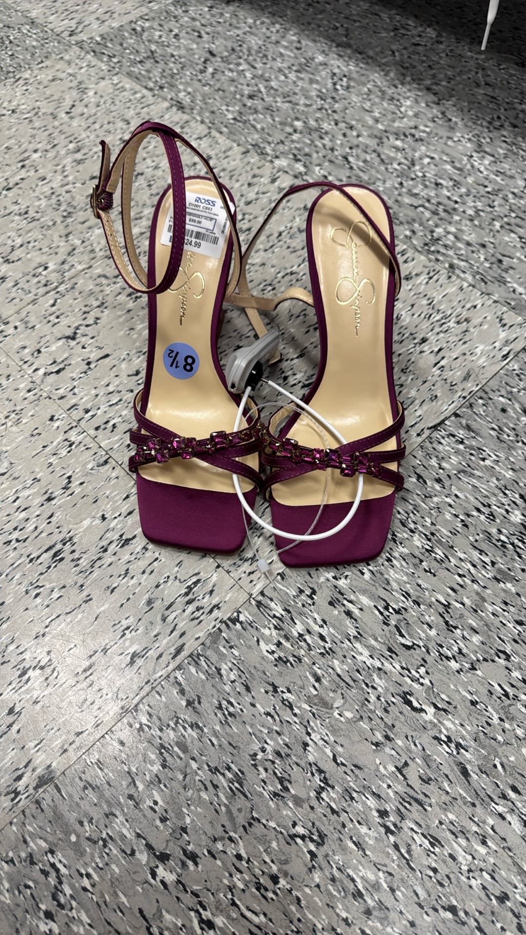 Elegant Purple Heels