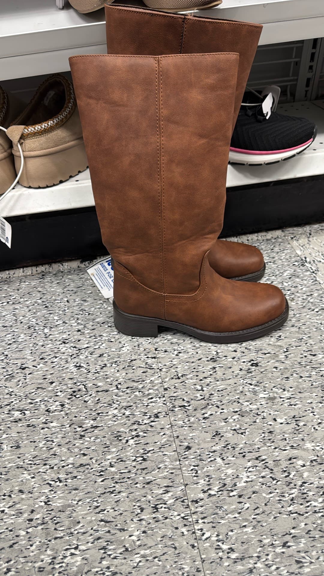 Brown Knee-High Boots