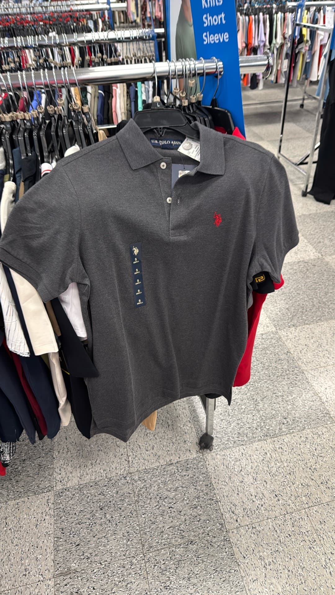 U.S. Polo Assn. Grey Polo Shirt