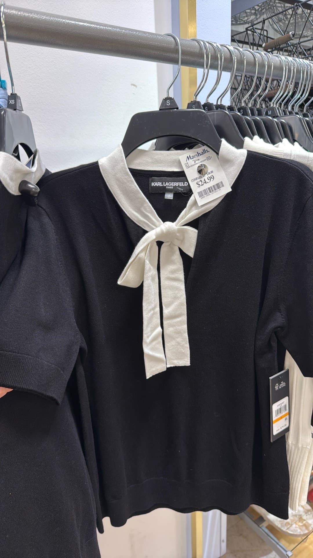 Karl Lagerfeld Black Top