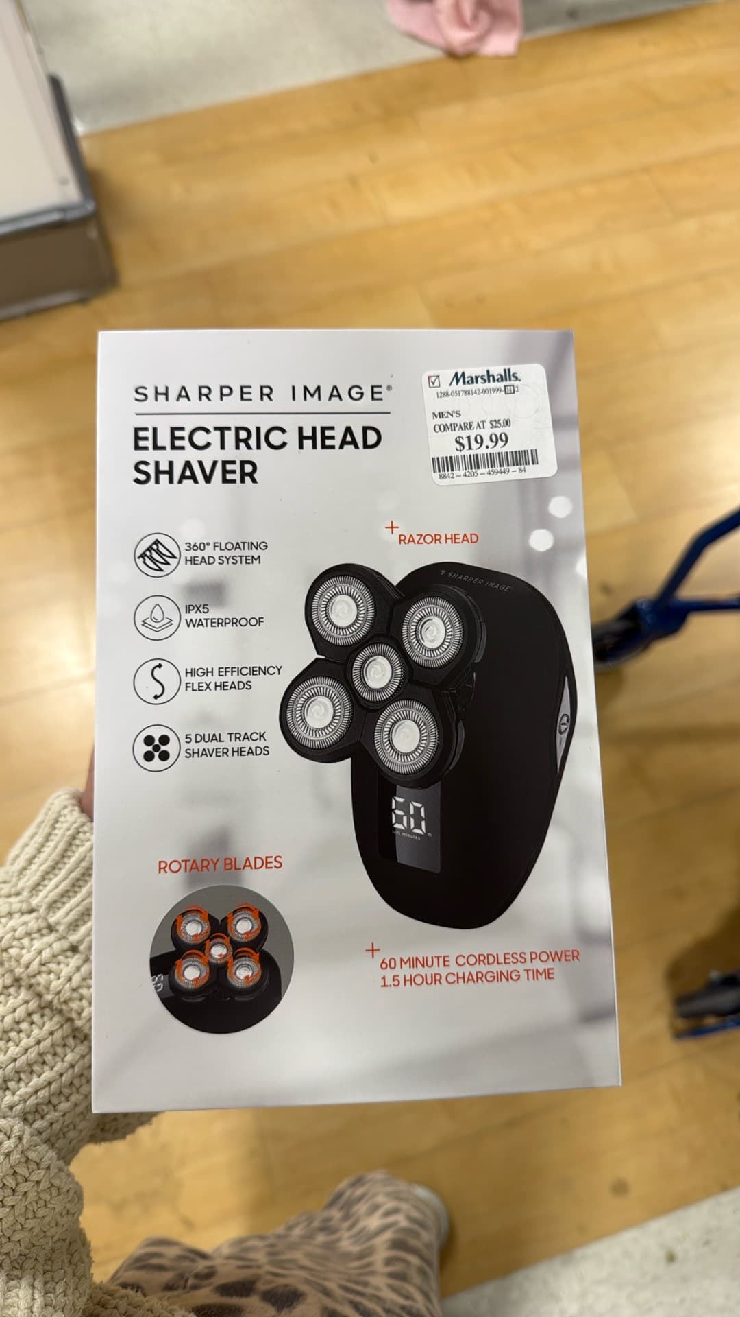 Sharper Image Electric Head Shaver