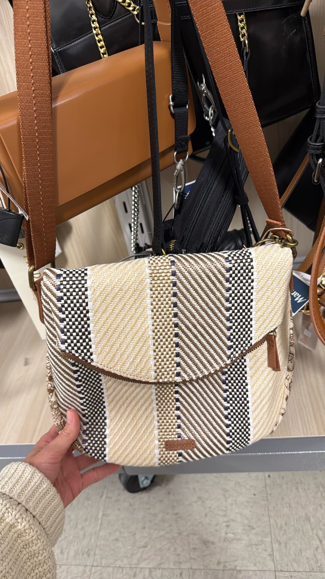 Trendy Woven Crossbody Bag