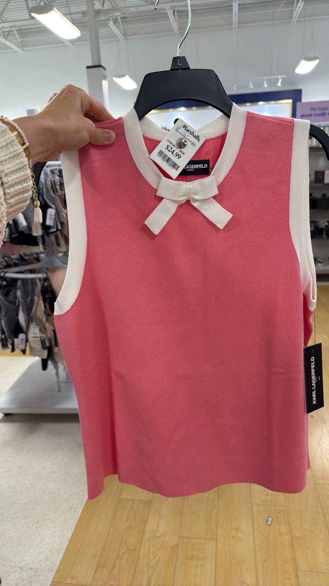Chic Pink Sleeveless Top