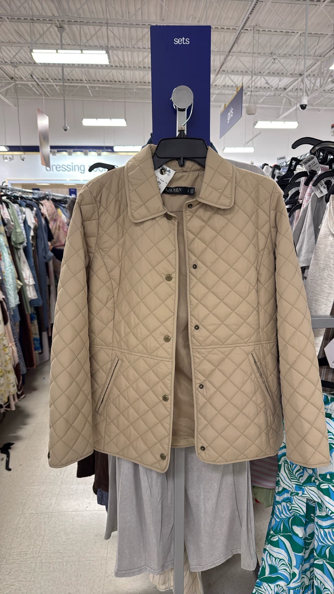 Quilted Beige Jacket