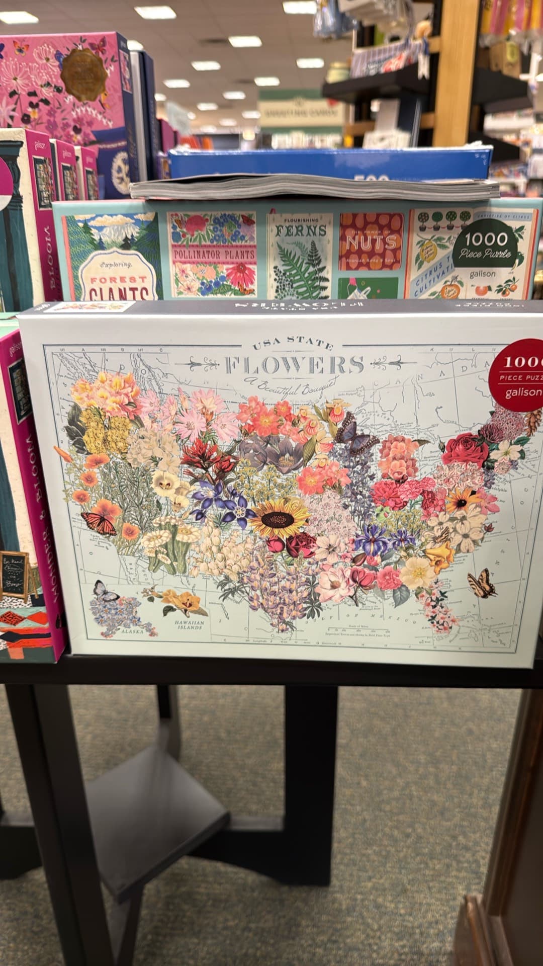 USA State Flowers Puzzle