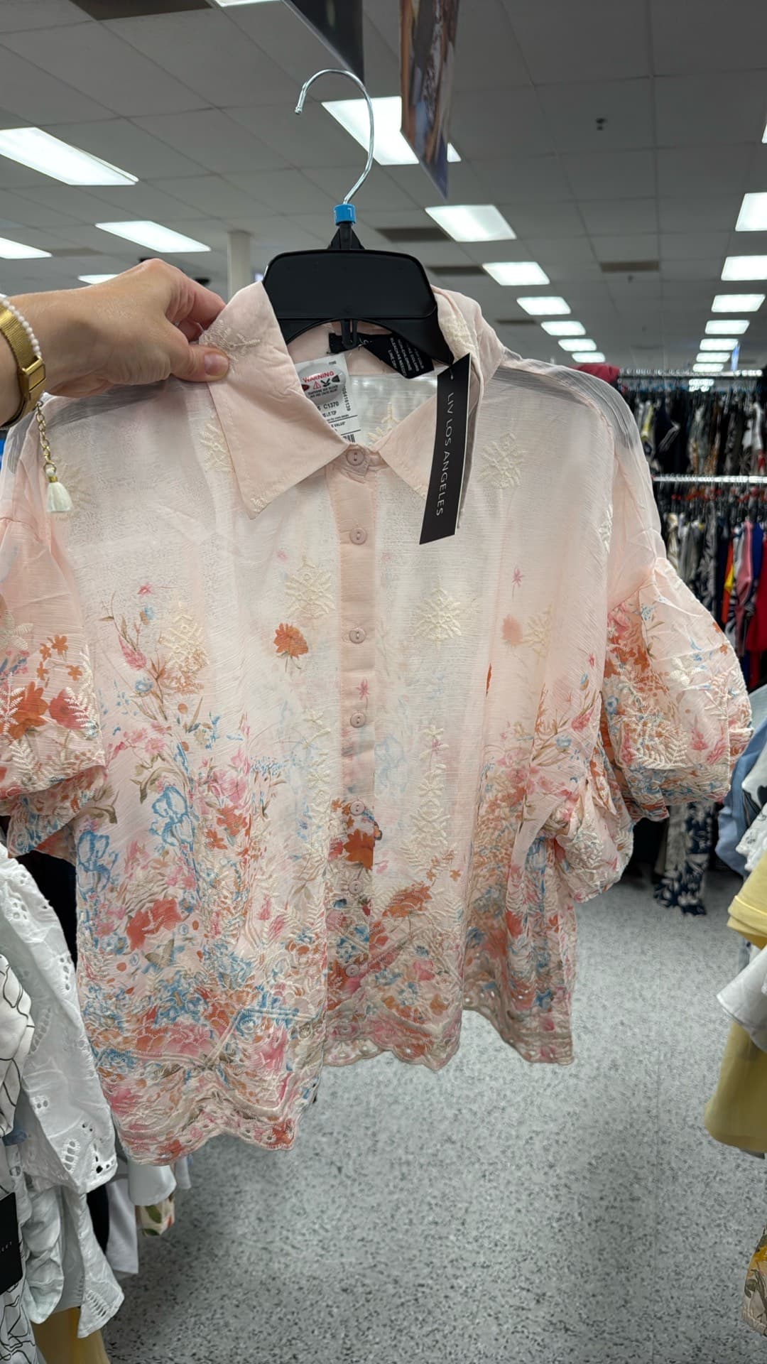 Floral Embroidered Blouse