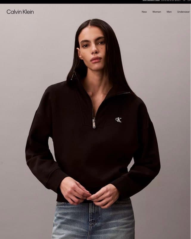 Calvin Klein Half-Zip Hoodie