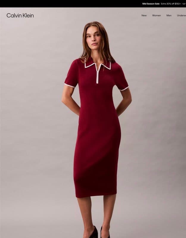 Calvin Klein Midi Dress