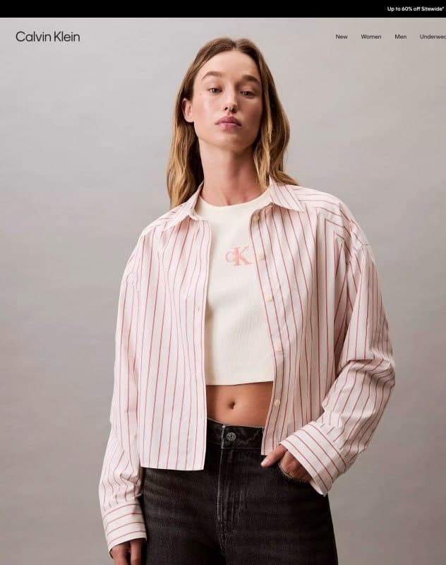 Calvin Klein Striped Shirt