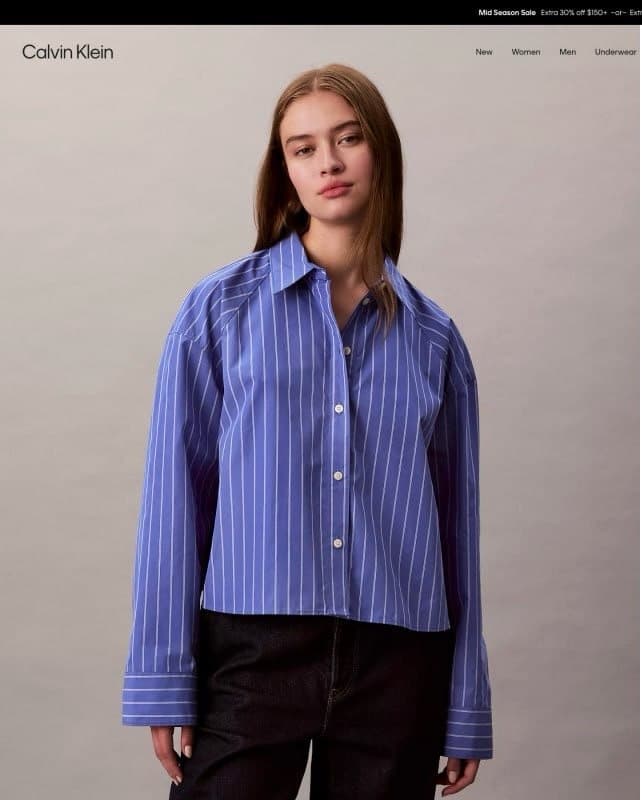 Calvin Klein Striped Shirt