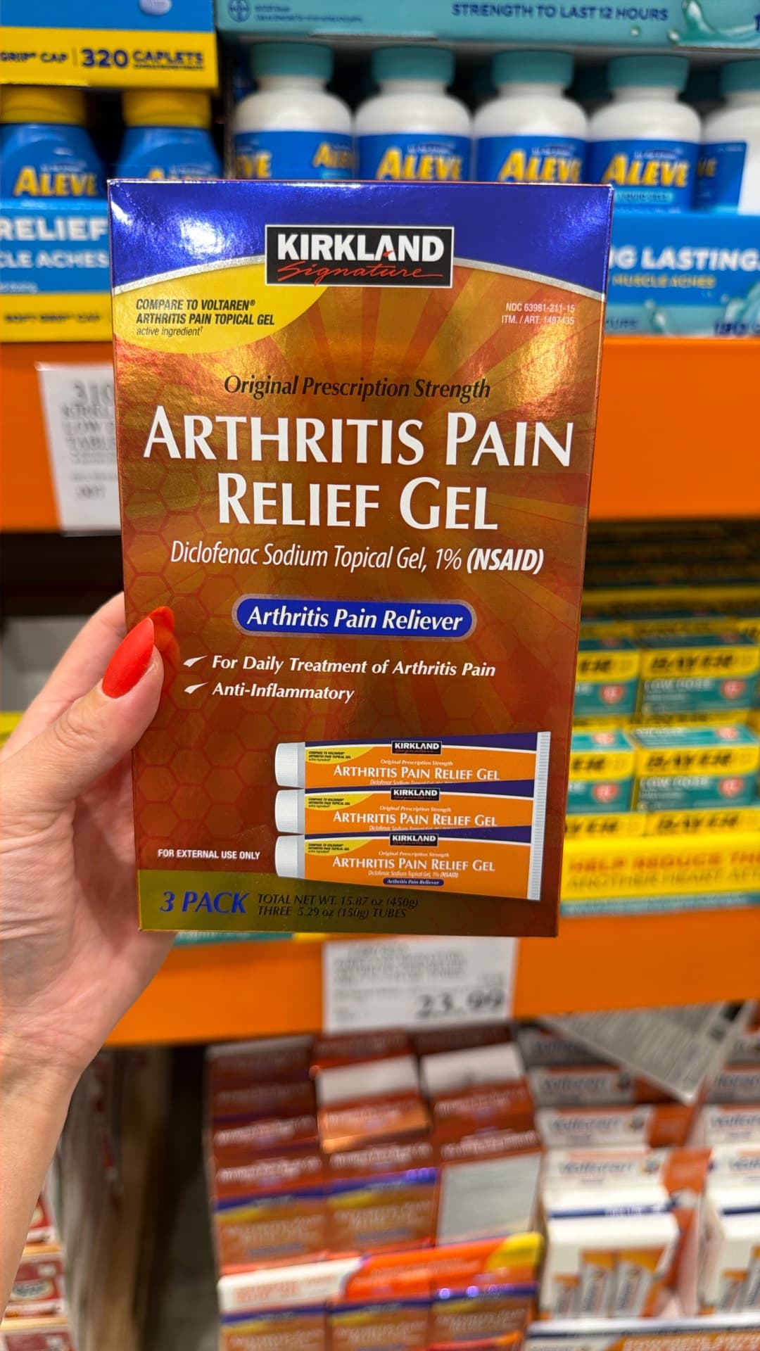 Kirkland Arthritis Pain Relief Gel