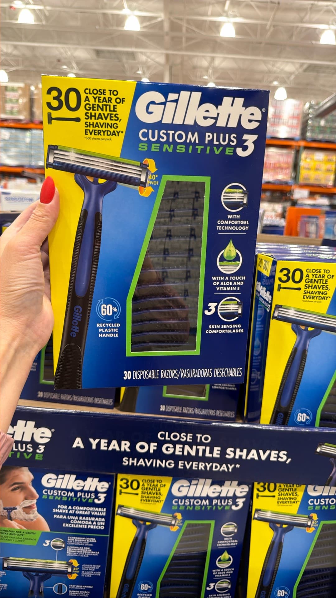 Gillette Custom Plus 3 Razors