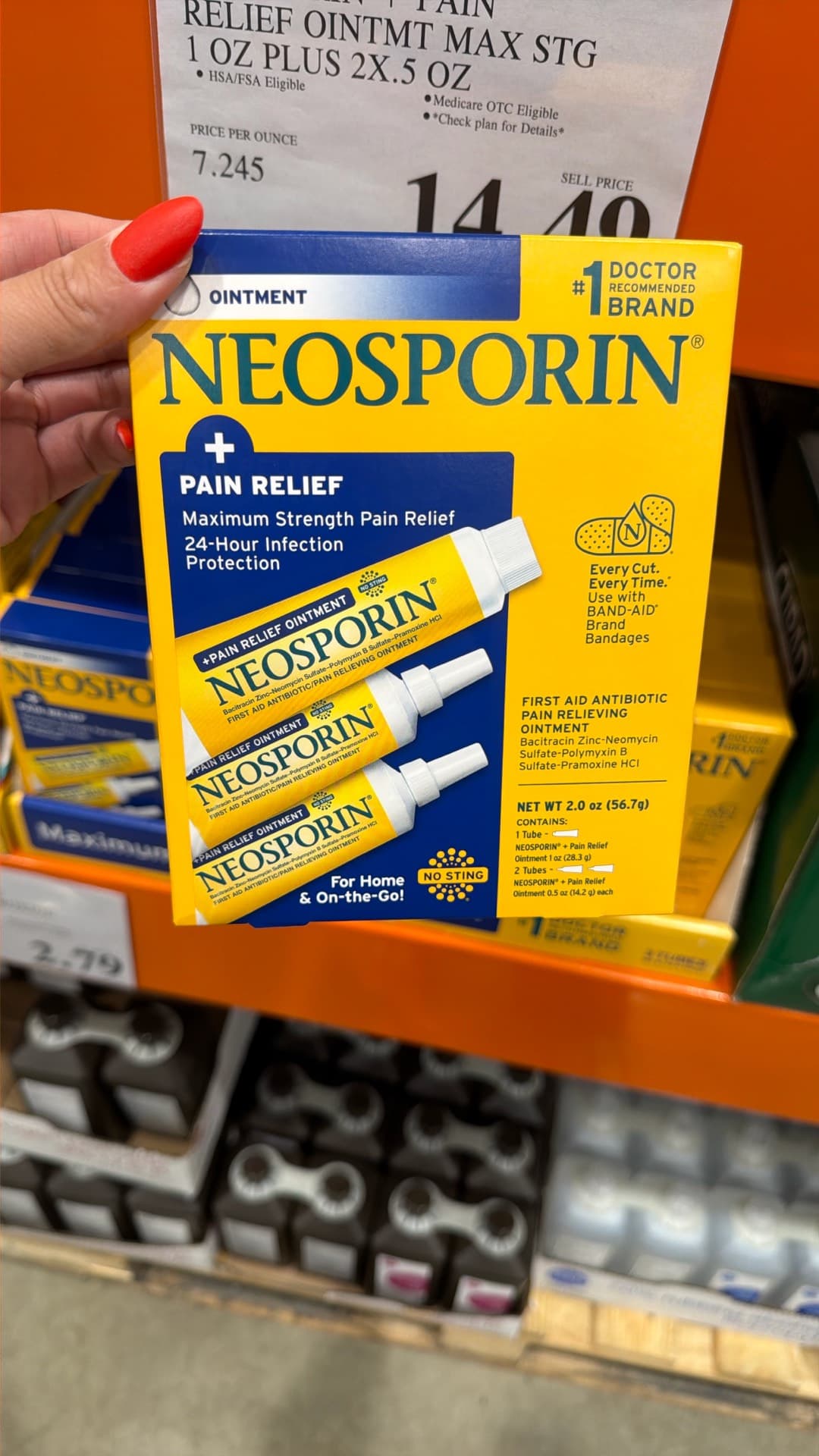 Neosporin Pain Relief Ointment