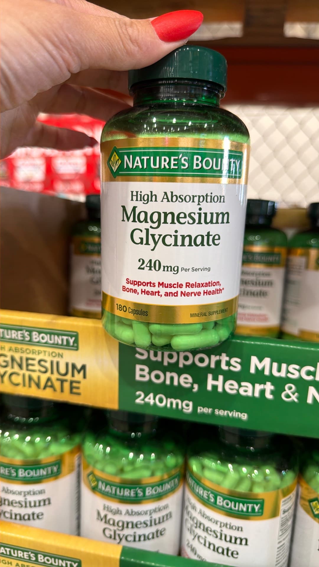 Nature's Bounty High Absorption Magnesium Glycinate