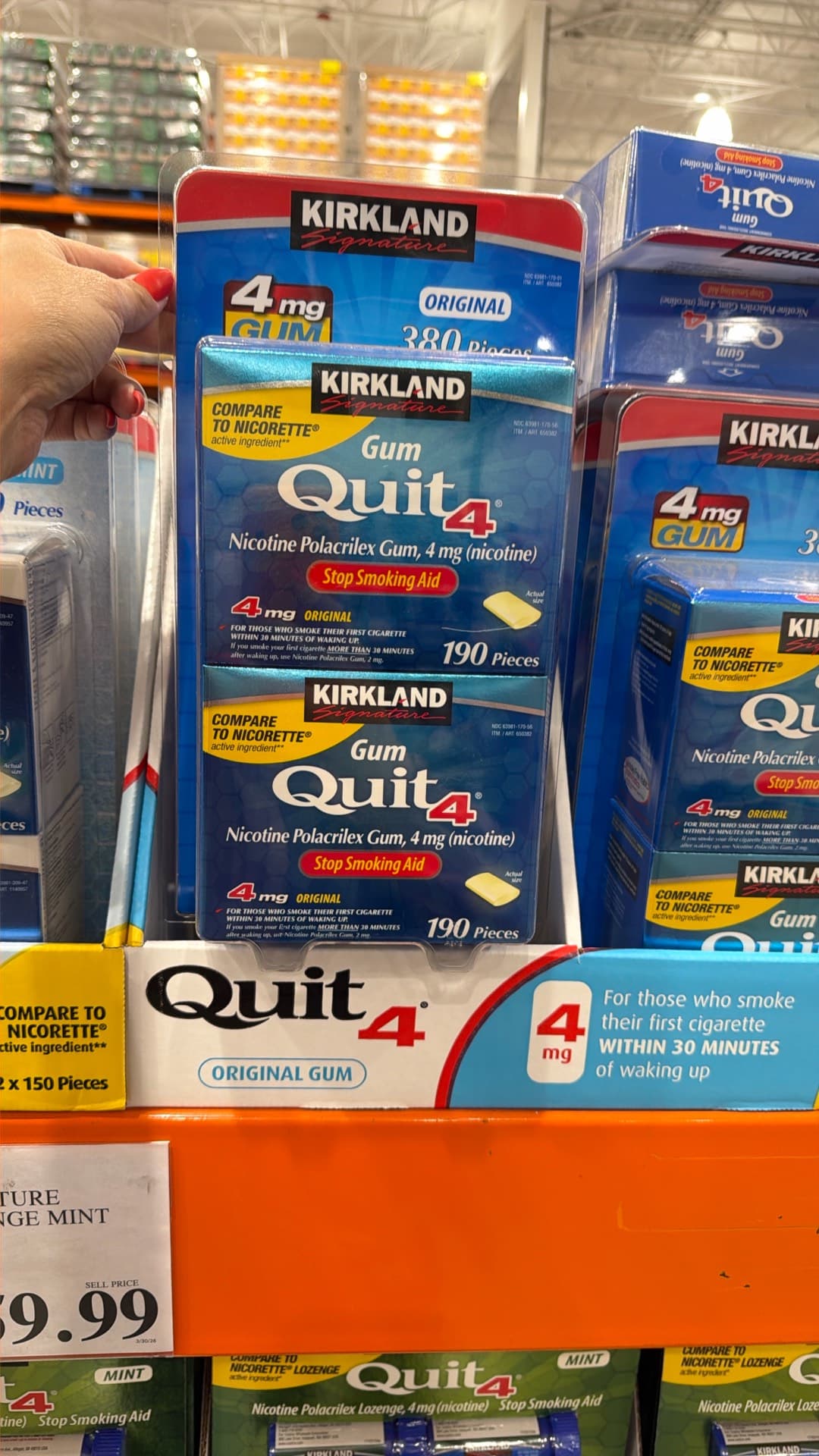 Kirkland Quit4 Gum