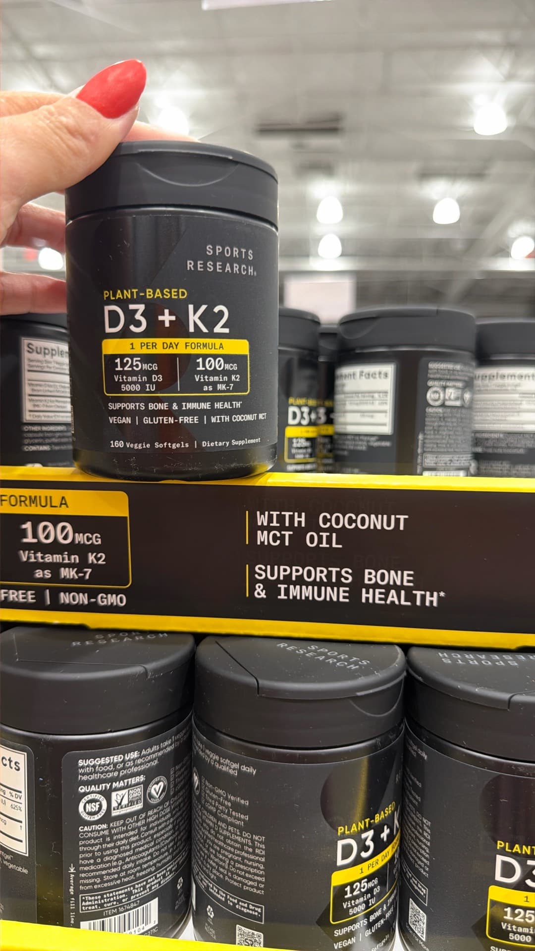Plant-Based D3 + K2