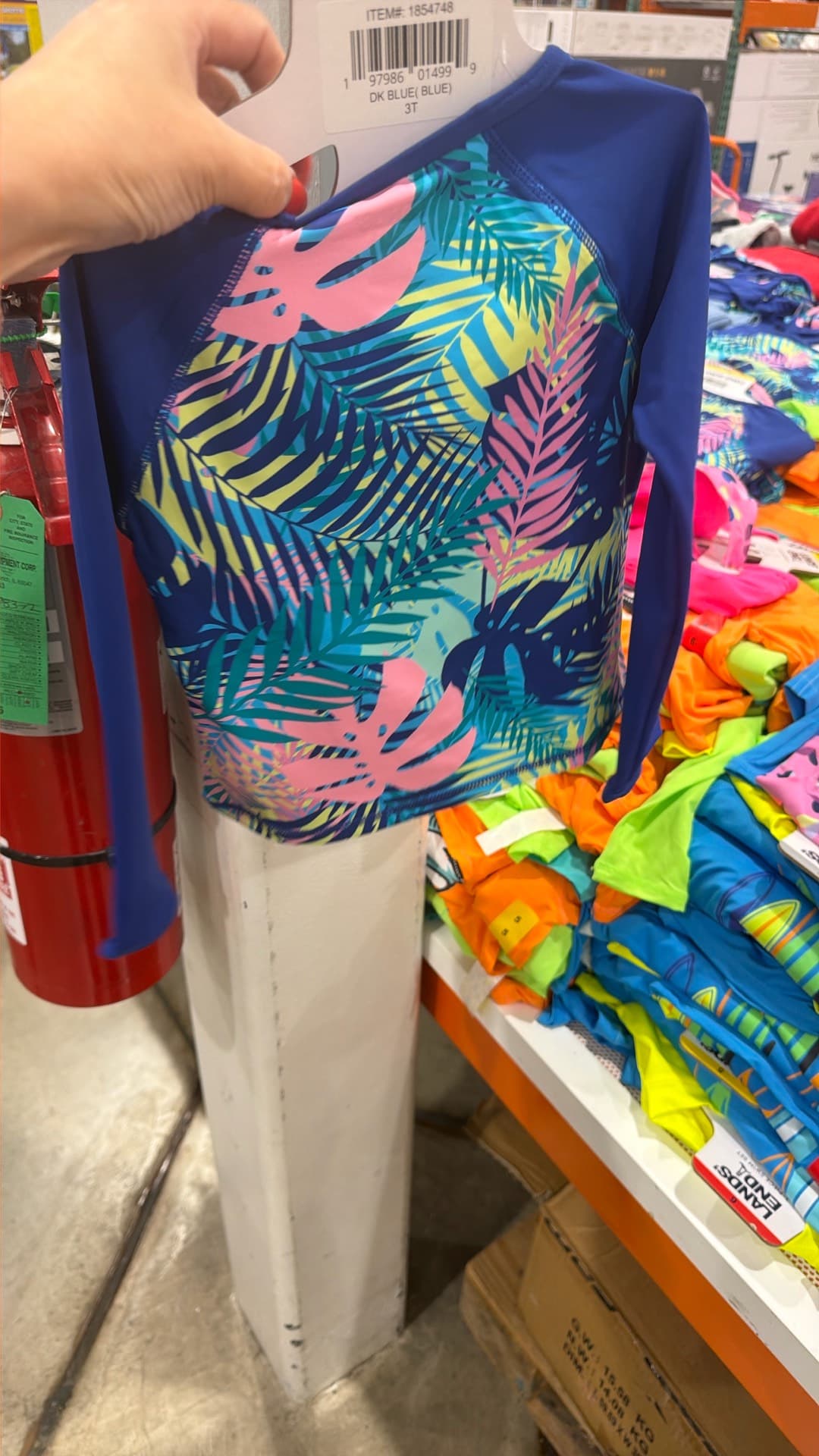 Kids' Tropical Swim Shirt