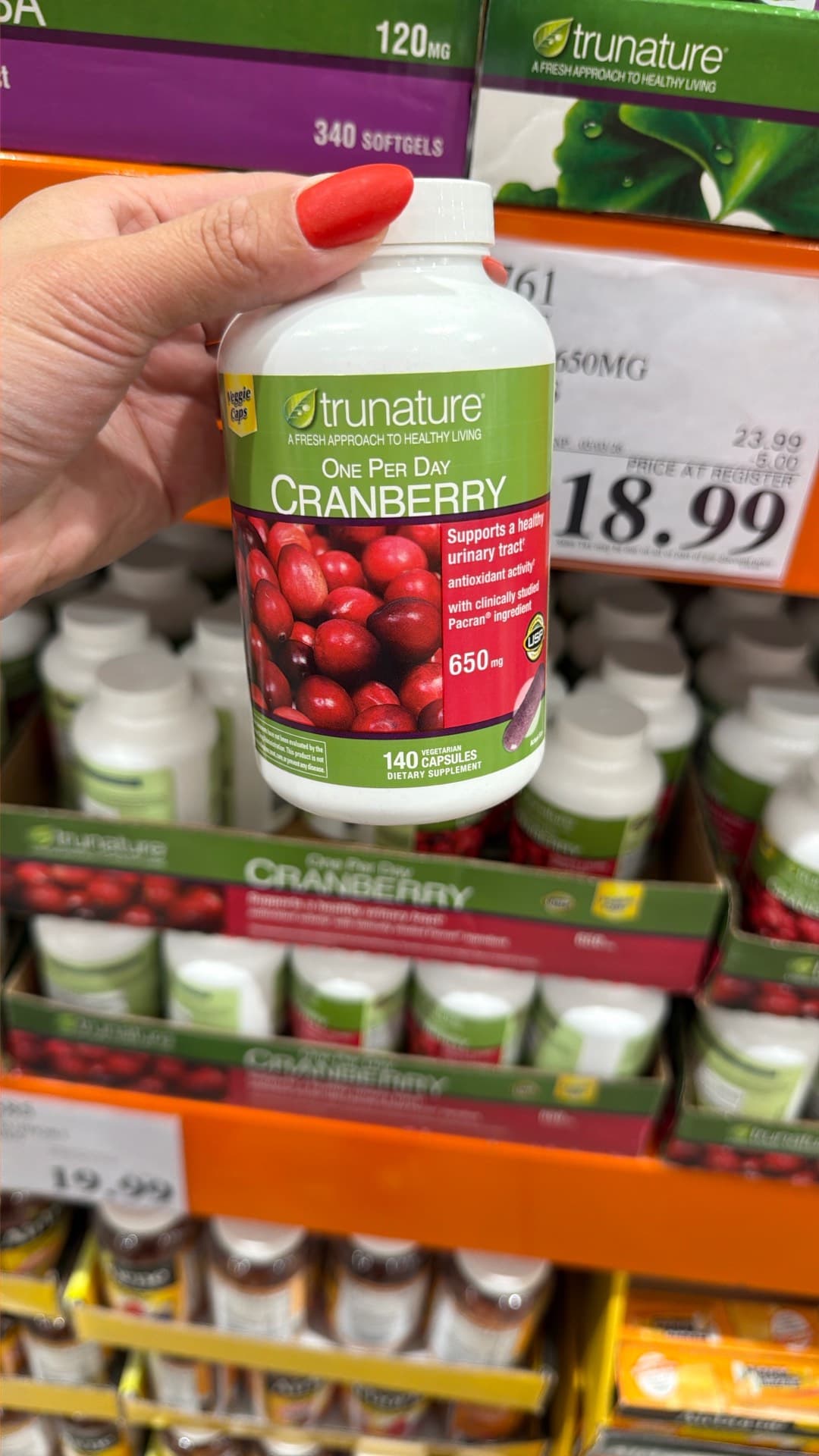 Trunature Cranberry Supplement