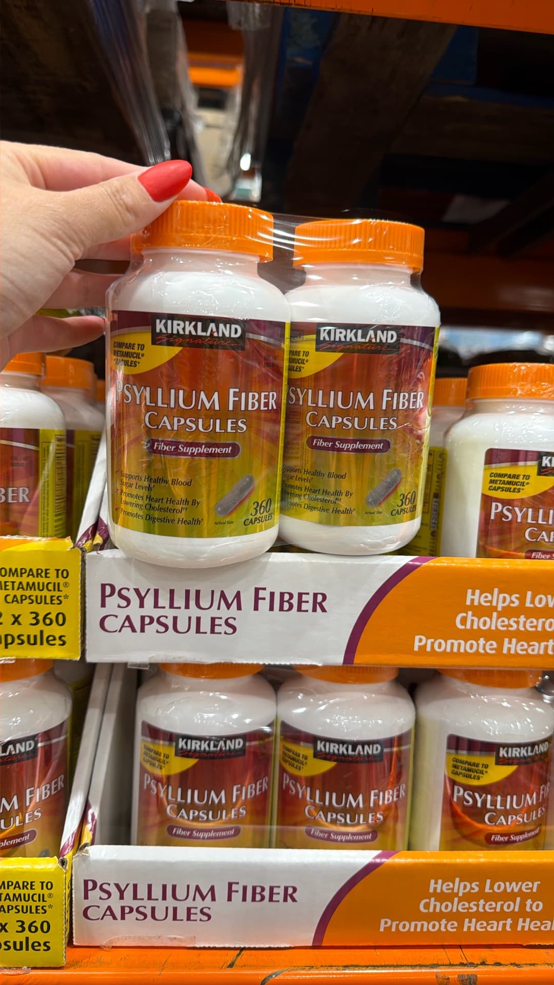 Kirkland Psyllium Fiber Capsules