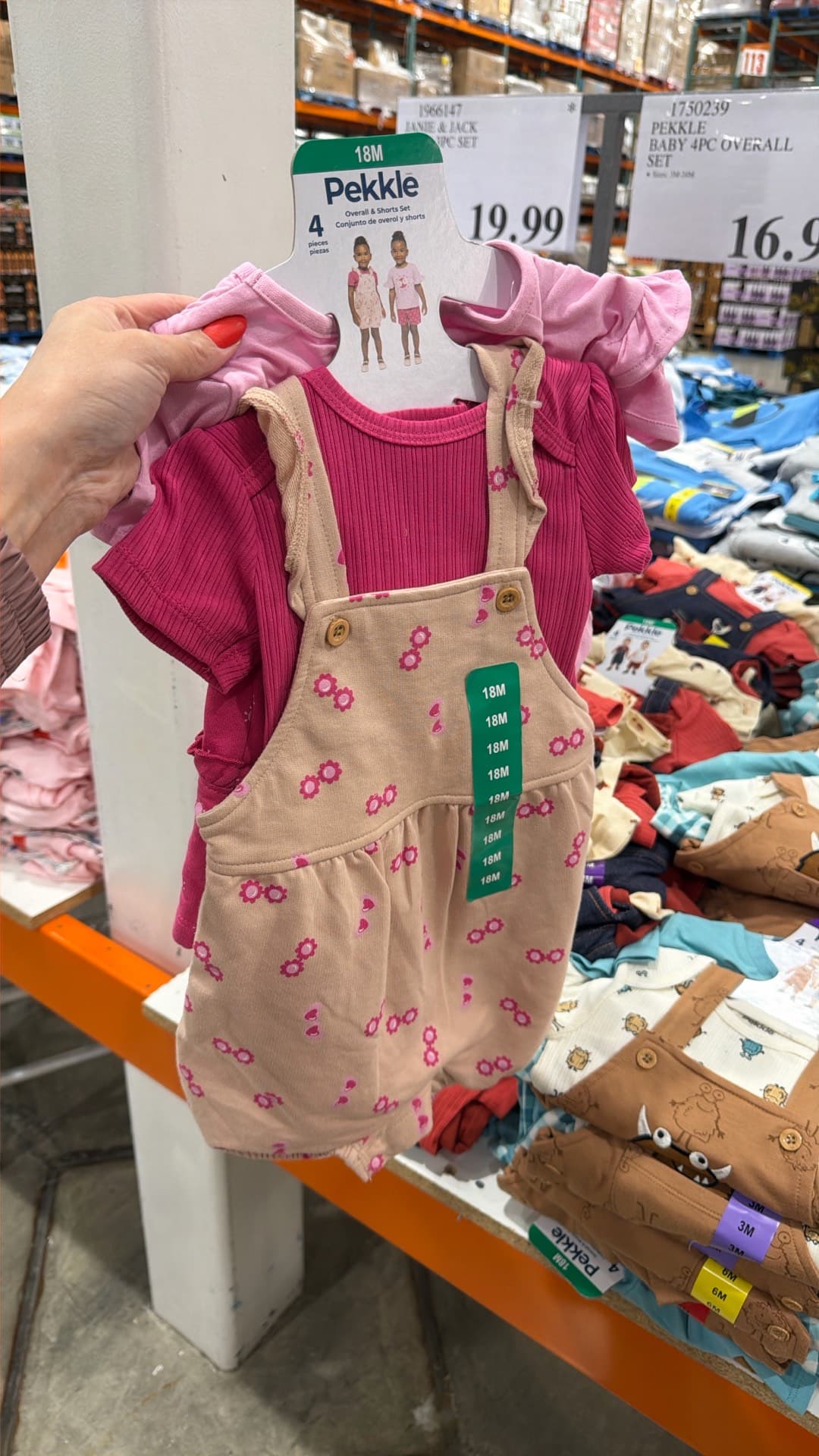 Pekkle Overall & Shorts Set