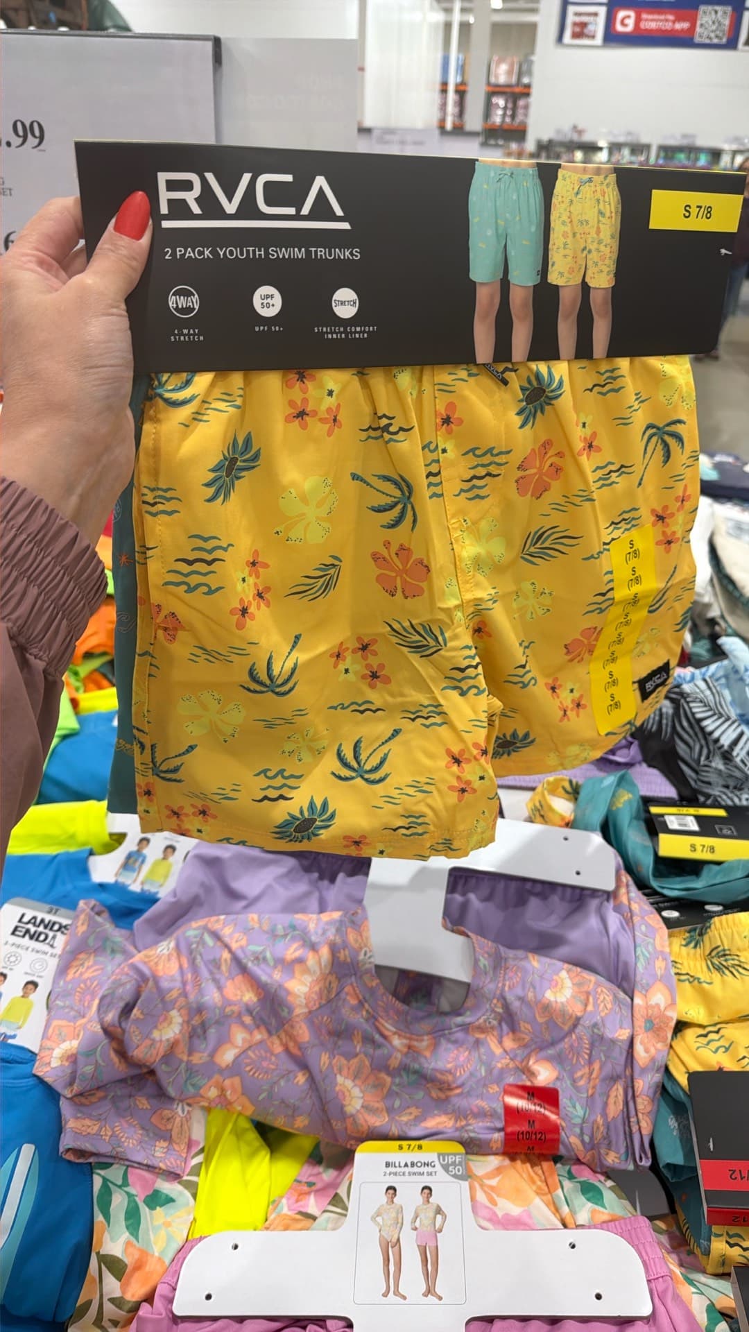 RVCA Youth Swim Trunks