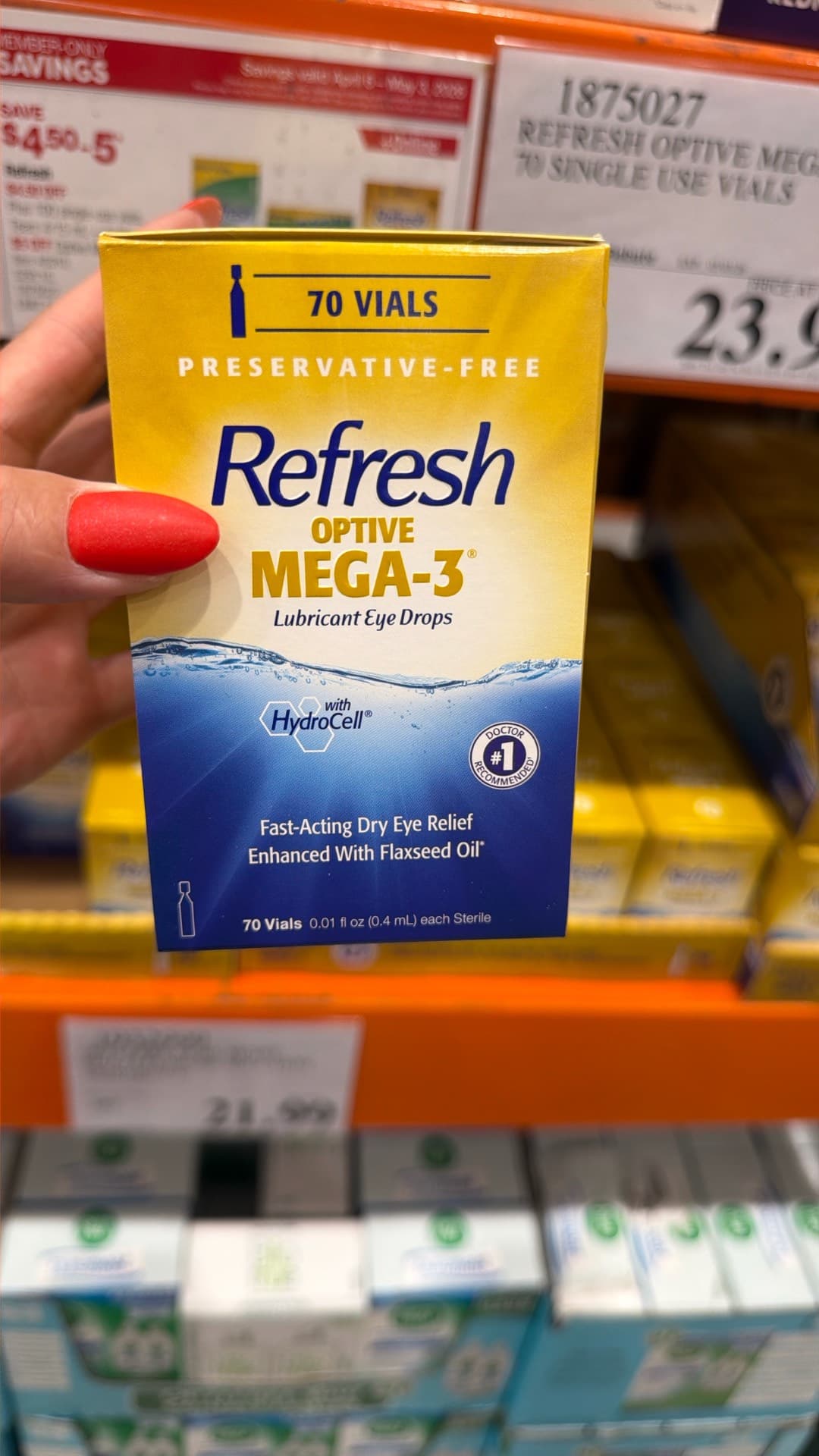 Refresh Optive Mega-3 Eye Drops