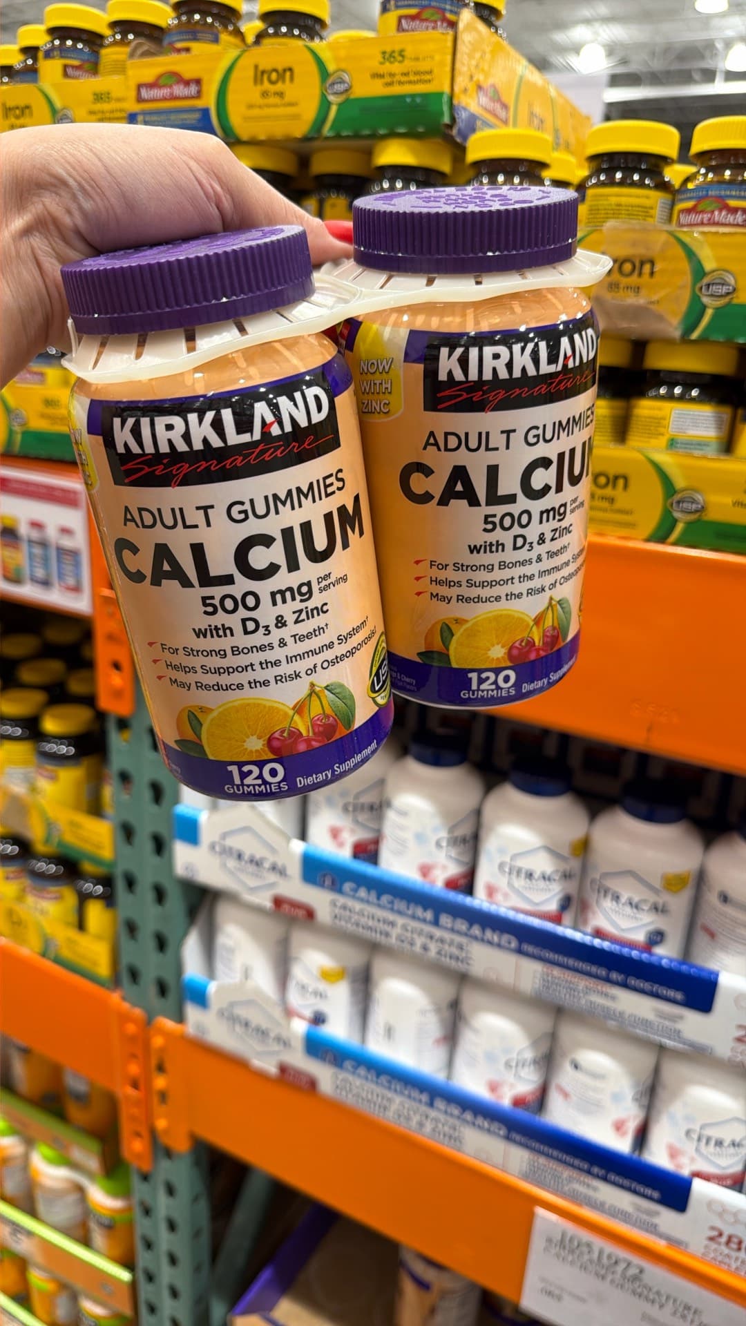 Kirkland Adult Gummies Calcium