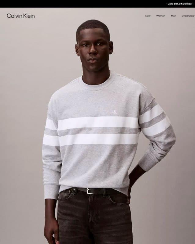 Calvin Klein Striped Sweatshirt