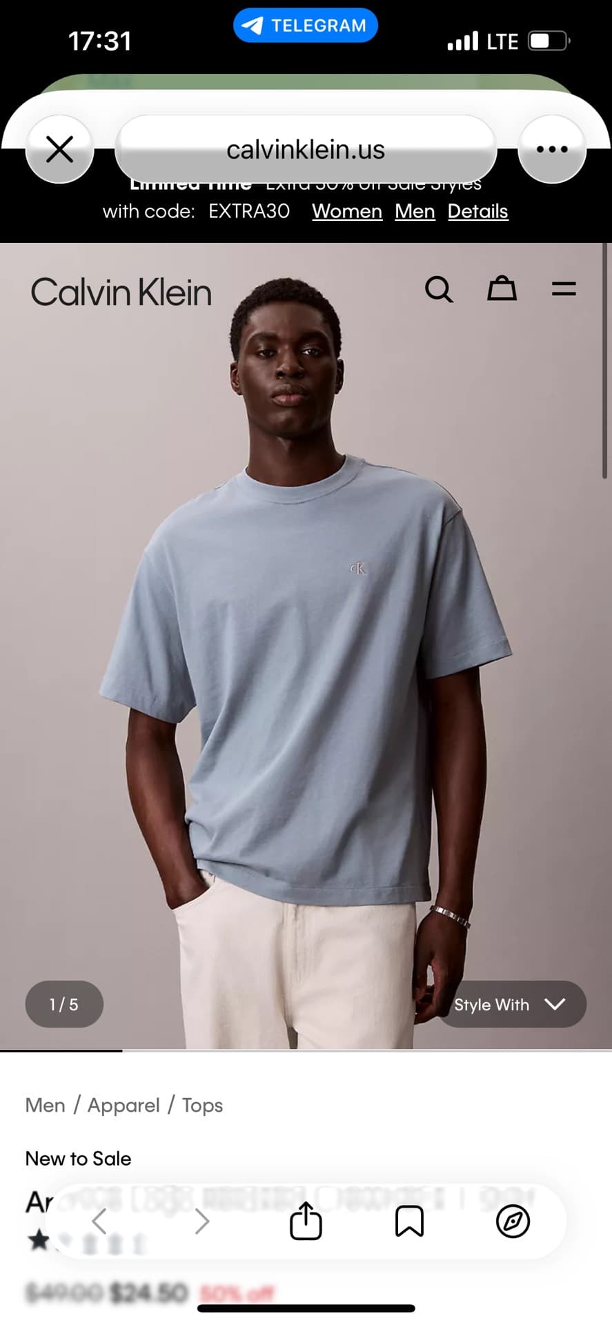 Calvin Klein Casual Tee