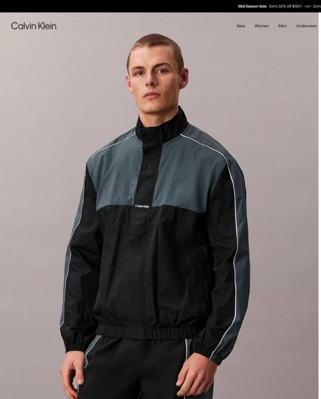 Calvin Klein Windbreaker Jacket