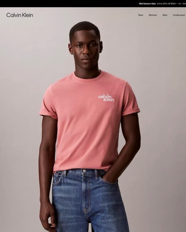 Calvin Klein Pink T-Shirt