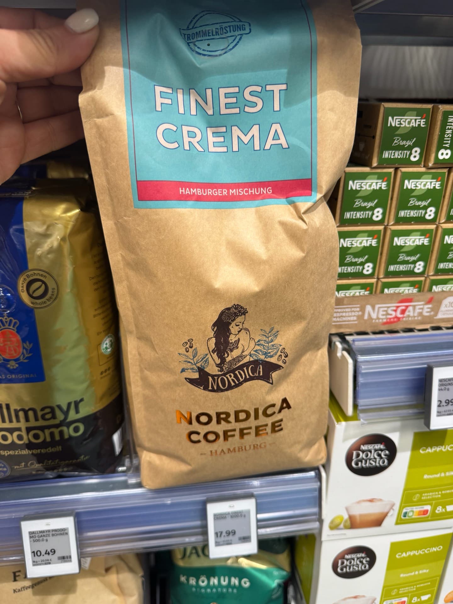Nordica Finest Crema Coffee