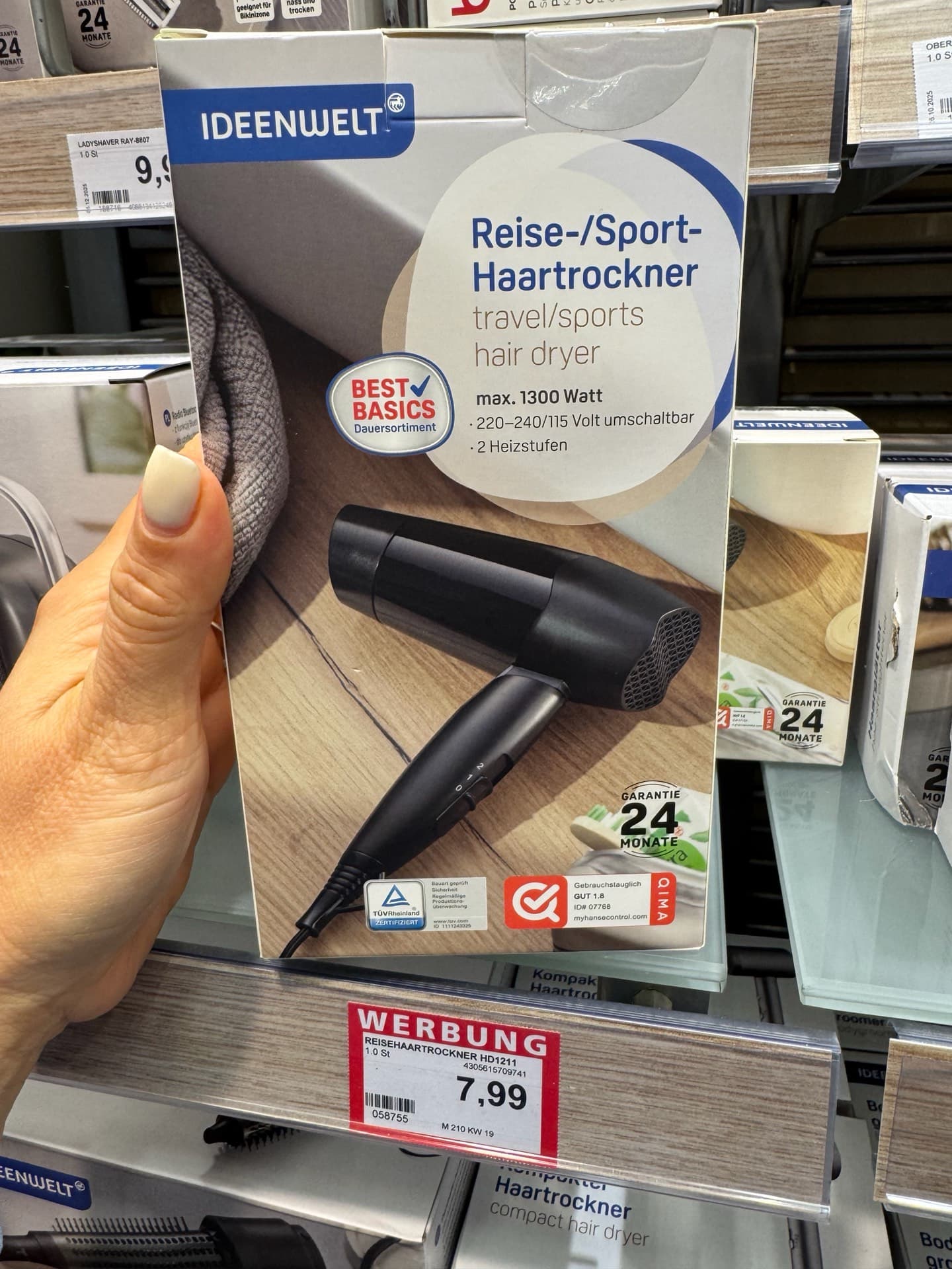 Travel/Sports Hair Dryer