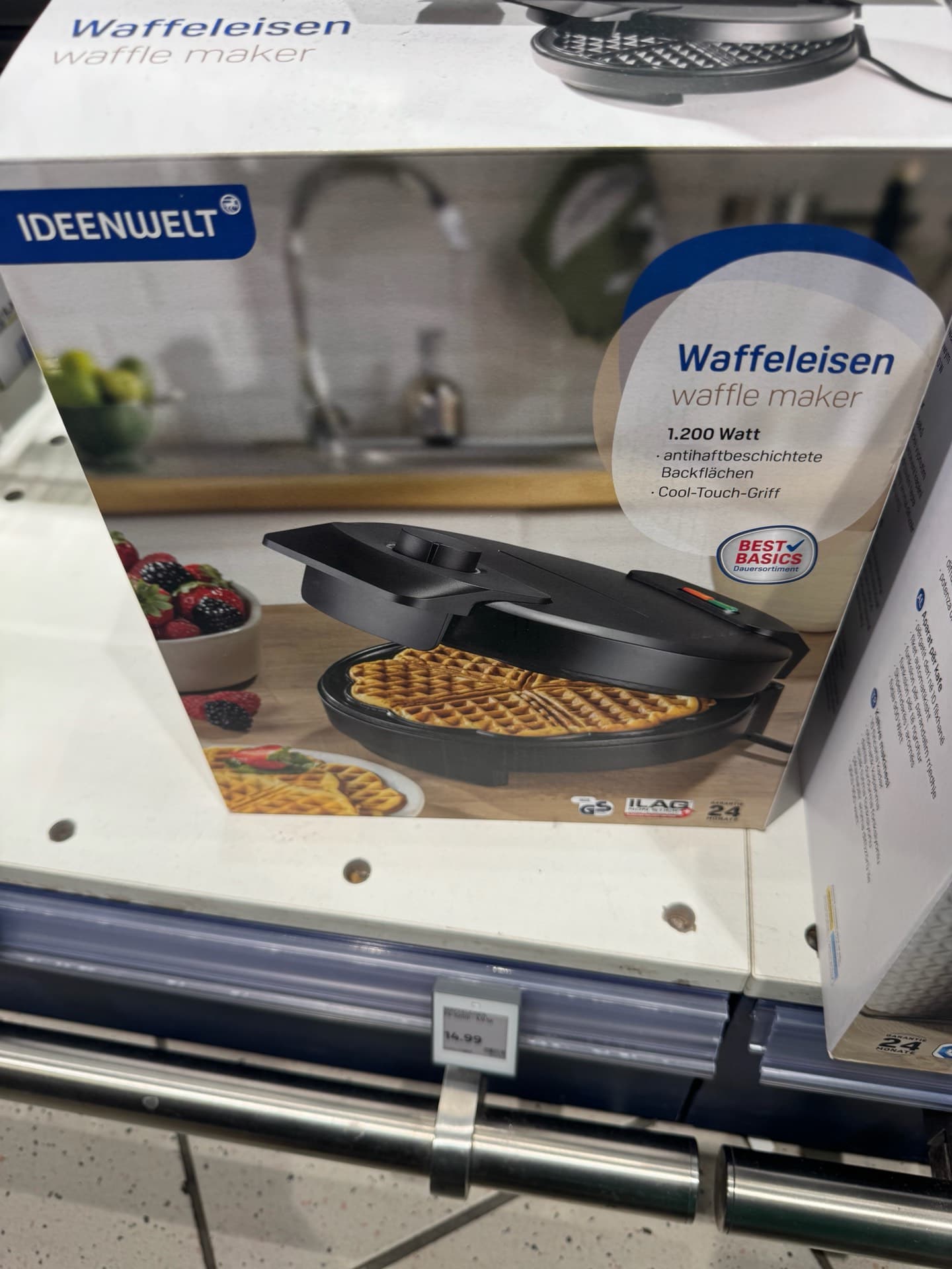 IDEENWELT Waffle Maker
