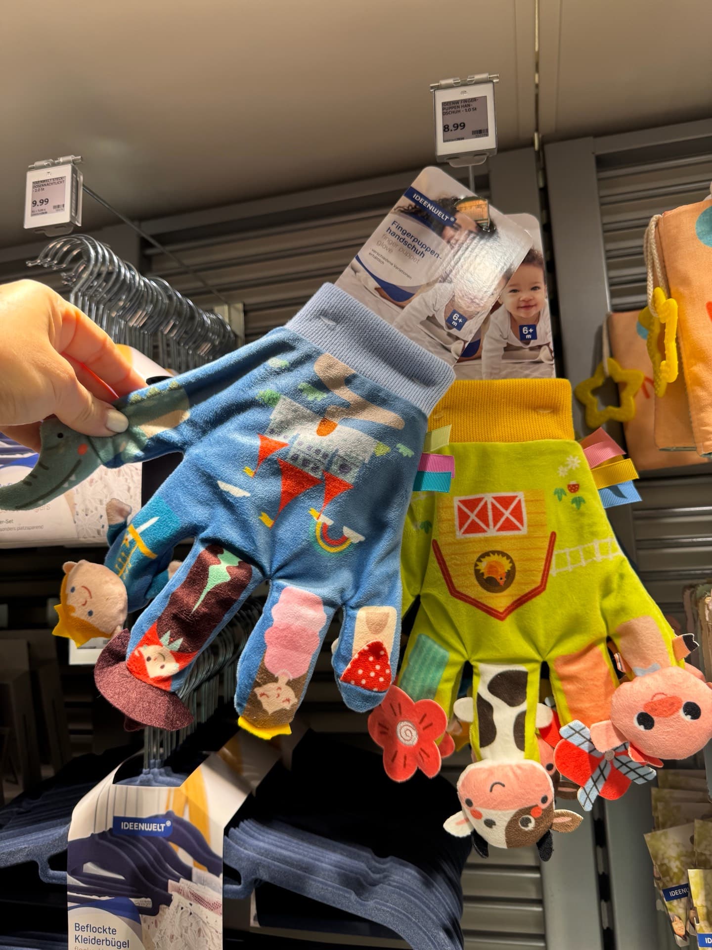 Fun Kids' Finger Puppets Gloves