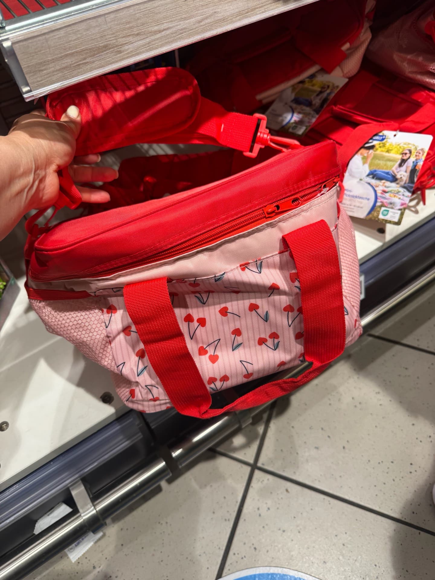 Stylish Red Tote Bag
