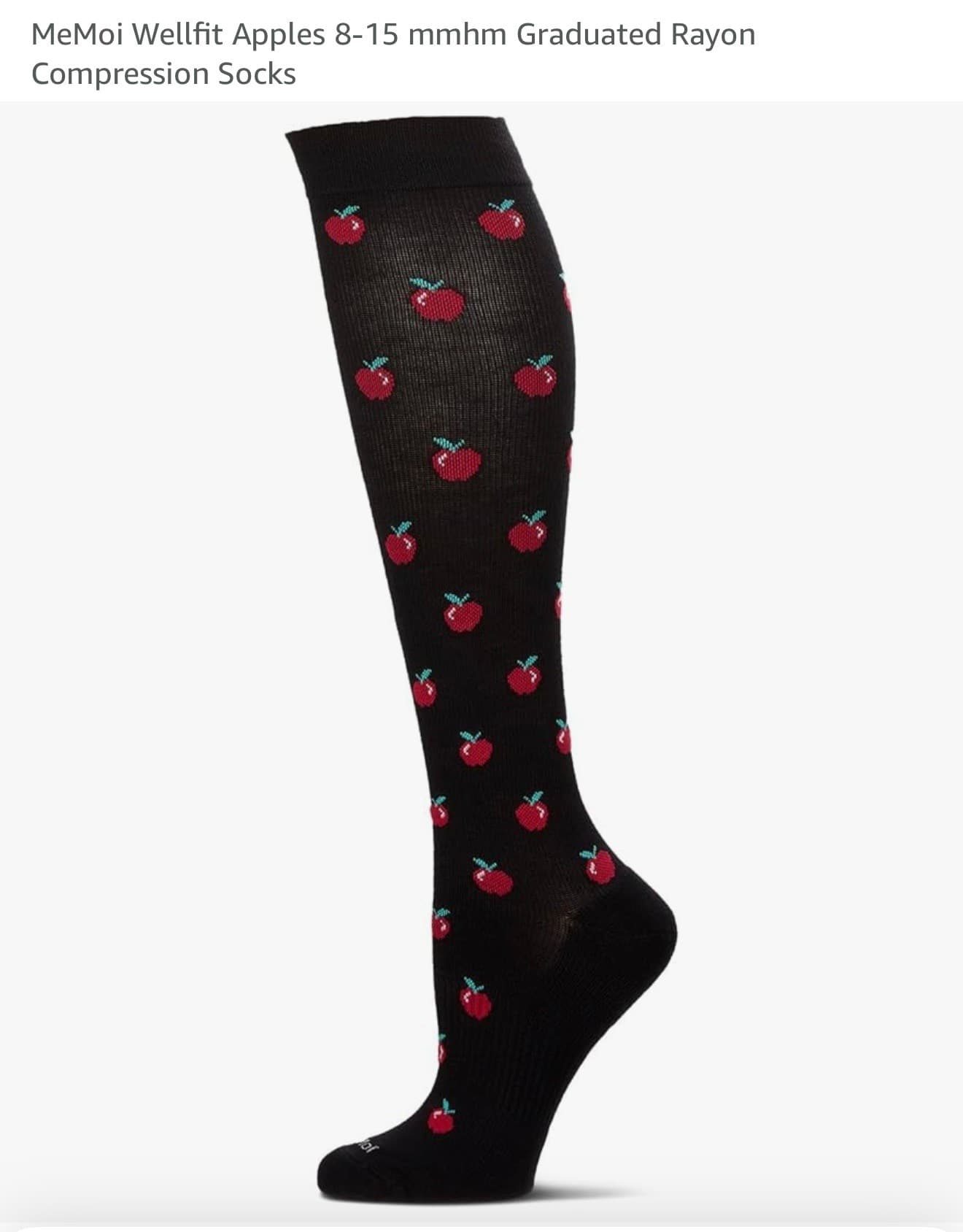 MeMoi Apple Compression Socks