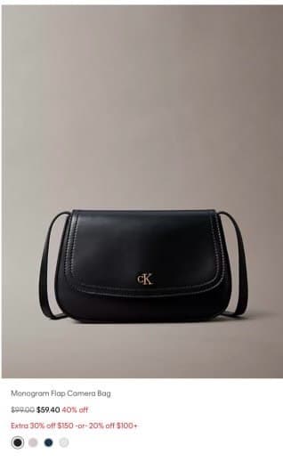 Monogram Flap Camera Bag