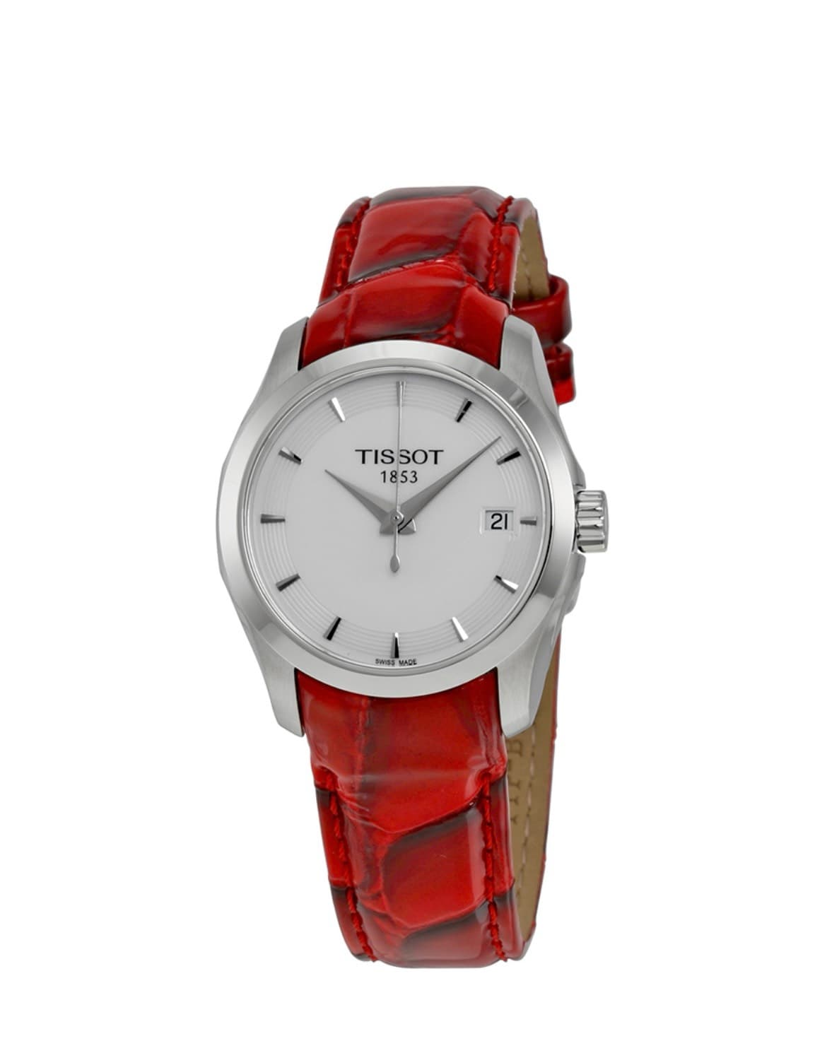 Tissot Red Leather Watch
