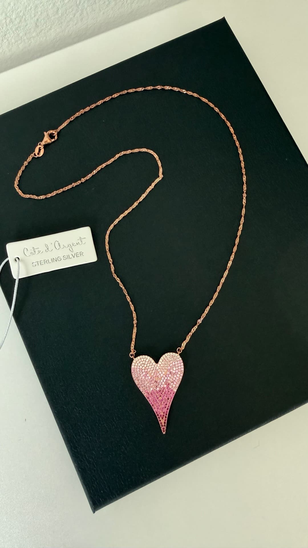 Heart-Shaped Pendant Necklace