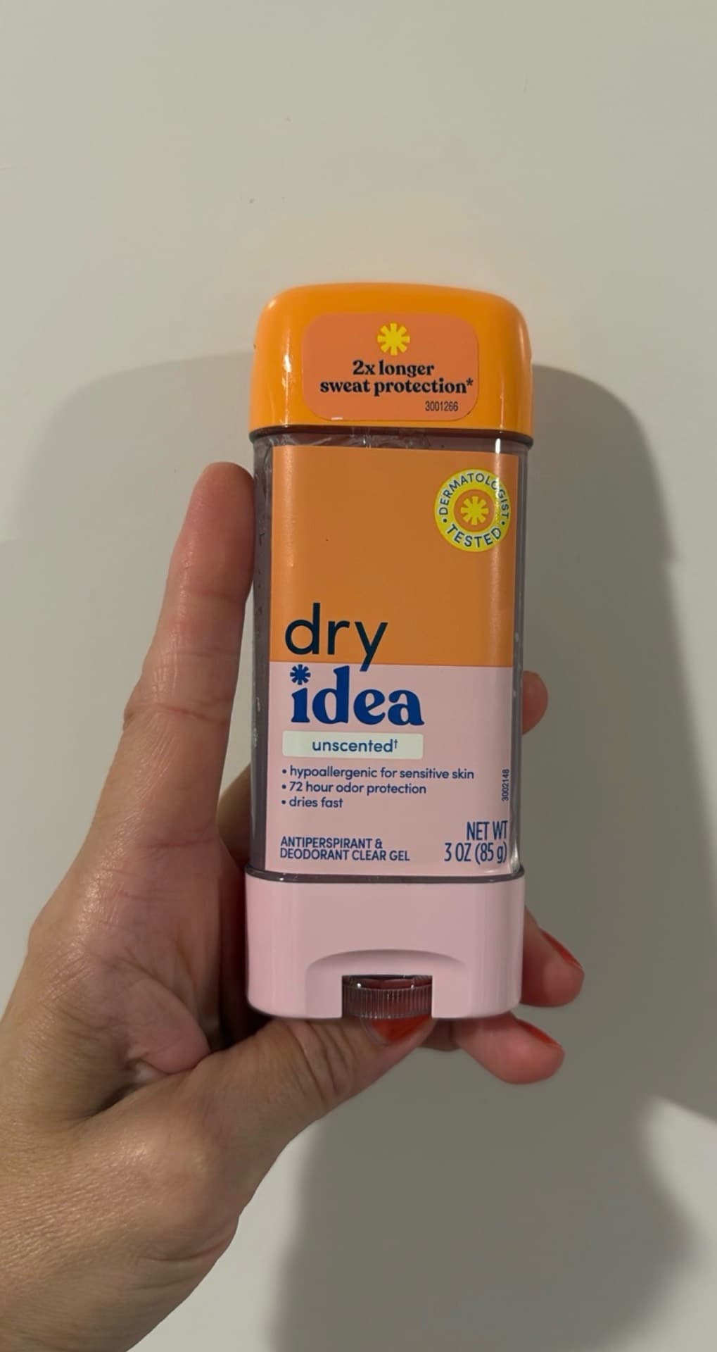 Dry Idea Unscented Antiperspirant