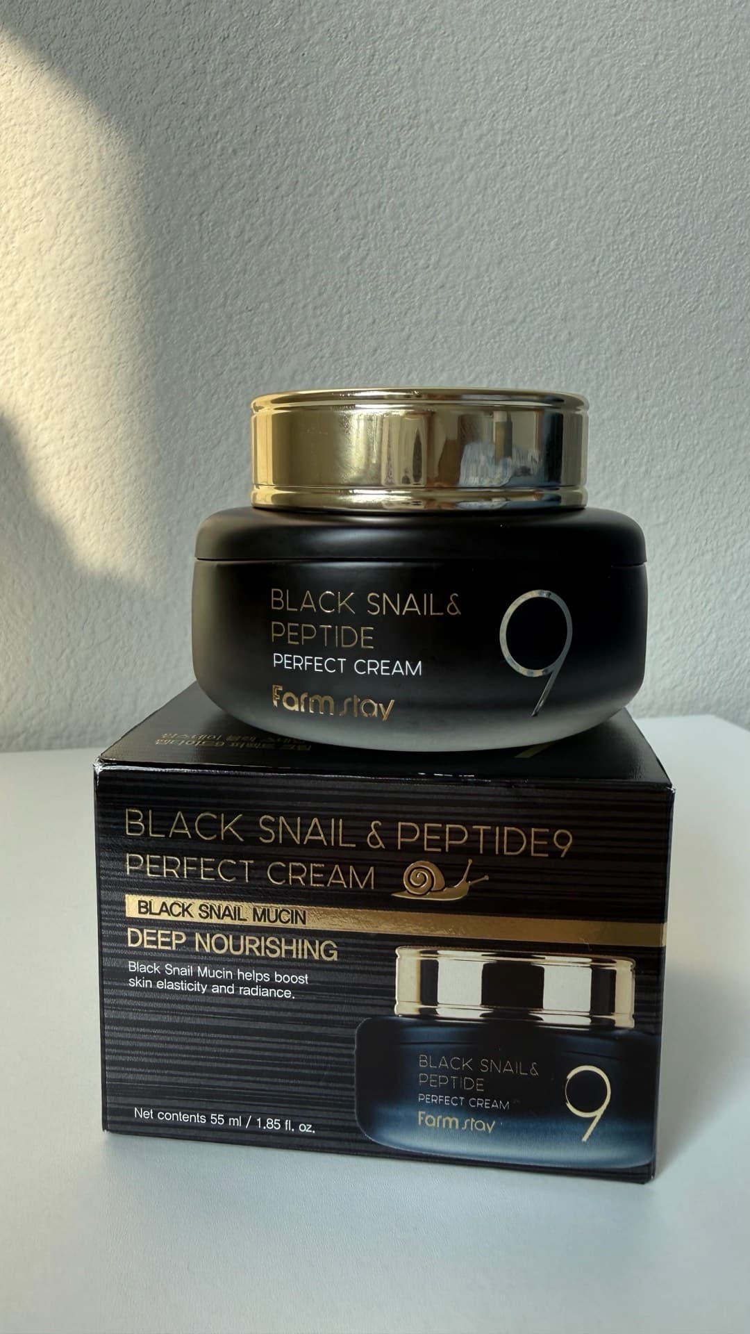 FarmStay Black Snail & Peptide Cream