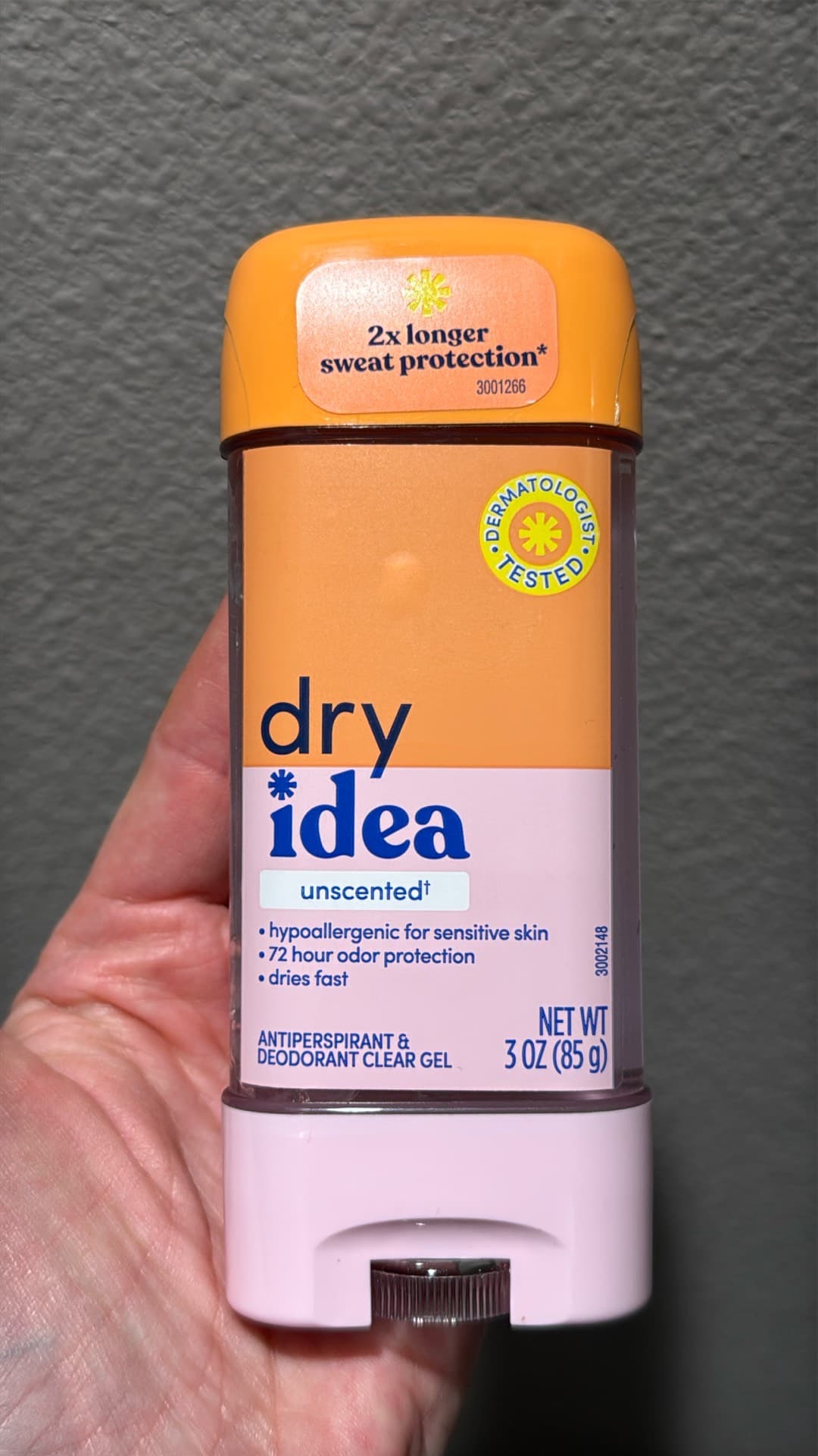 Dry Idea Unscented Deodorant