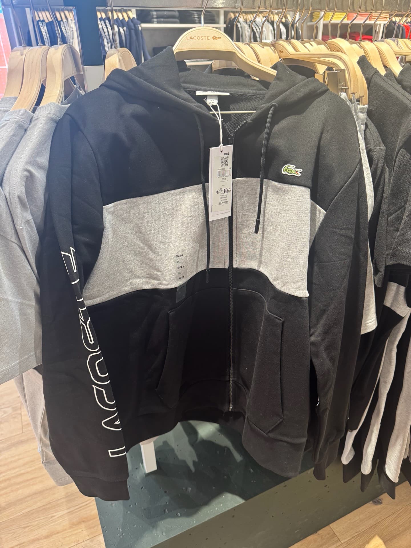 Lacoste Color Block Hoodie
