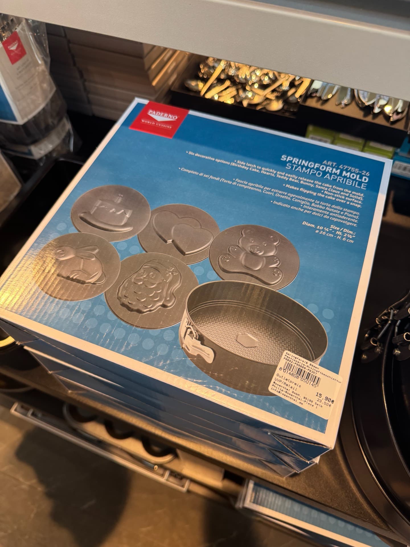 Paderno Springform Mold Set